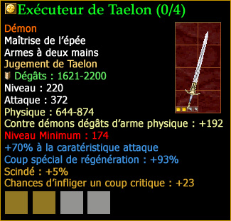 Arme High Taelon