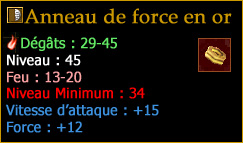 Anneau de force en or Low